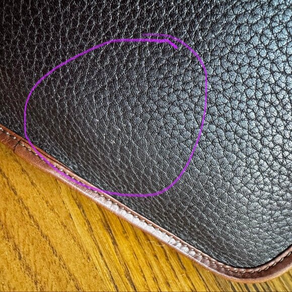 Vintage Dooney & Bourke Crossbody Top Handle Bag - Picture 15 of 16